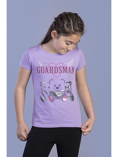 Toontoykids Kız Çocuk Baskılı Tişört