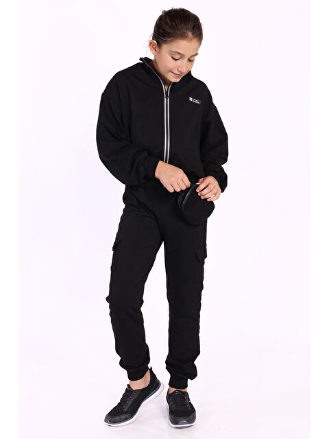 Toontoykids Kız Çocuk Cüzdan Detaylı Eşofman Takımı - S000321025-19351