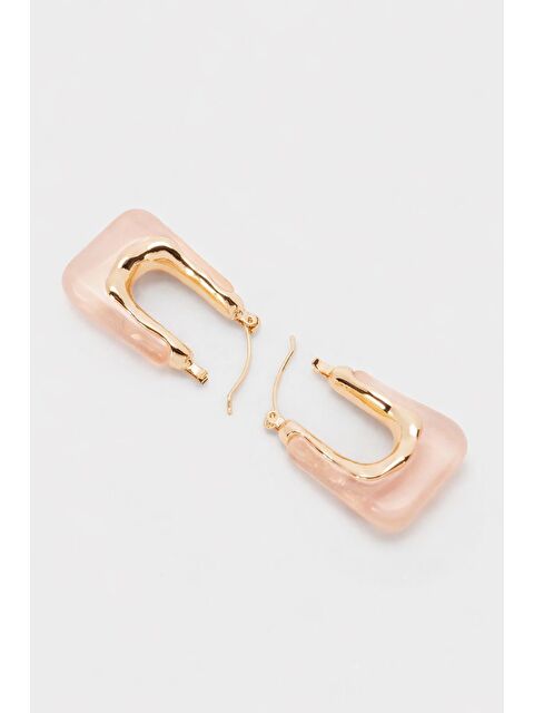 New Obsessions Şeffaf Frost Akrilik Çanta Küpe - S000134198-23490