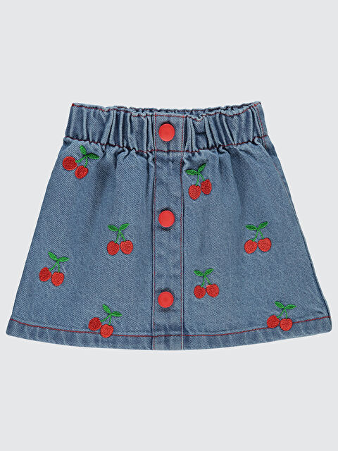 Civil Baby Kız Bebek Etek 6-18 Ay Mavi - S000368086-17234