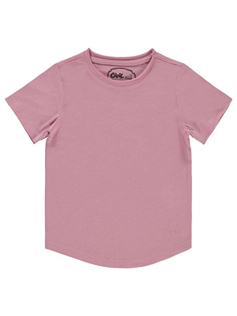 Civil Boys Flamlı Yelkenli Nakışlı 2-5 Yaş Tişört - Pembe 2-3 Yaş
