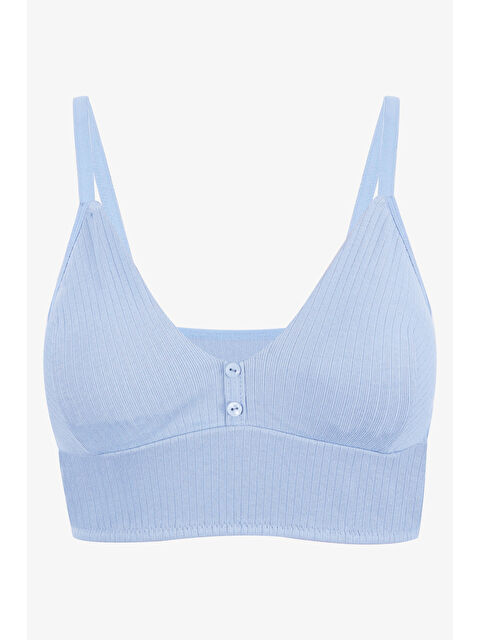 Koza İç Giyim Kadın Fitilli Düğme Detaylı Büstiyer - S000290859-3642