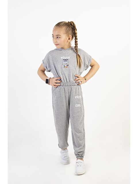 Harika Kids Kız Çocuk Kapüşonlu  Alt-Üst Takım - S000174545-20600