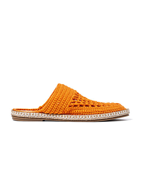 John May Kadın Terlik BBS_JMY Knitwear Slippers Orange - S000515894-20013