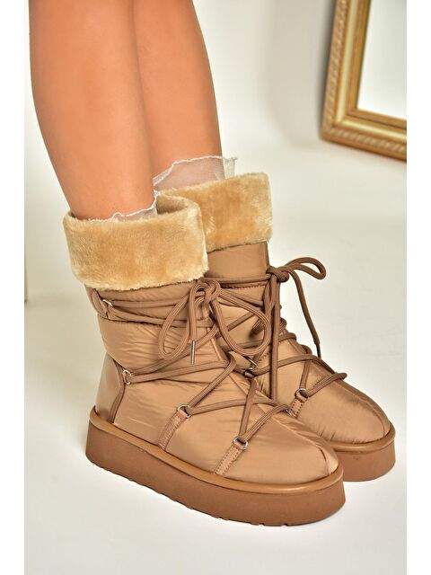 Fox Shoes T4763830 Taba Kadın Bot - S000298412-37454