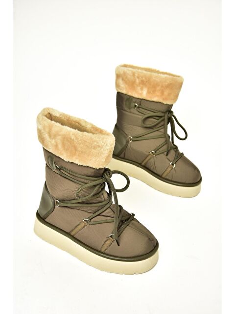 Fox Shoes T4763830 Haki Kadın Bot - S000298412-18547