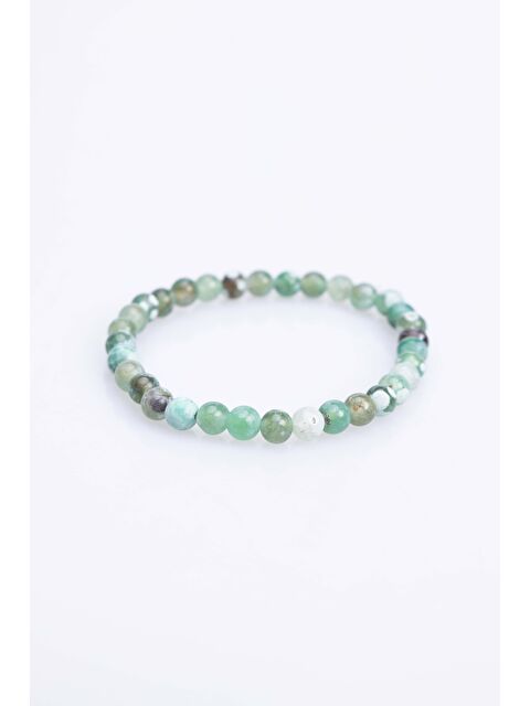 TUDORS Unisex Doğal Taş Yeşil Bileklik - S000340502-18194