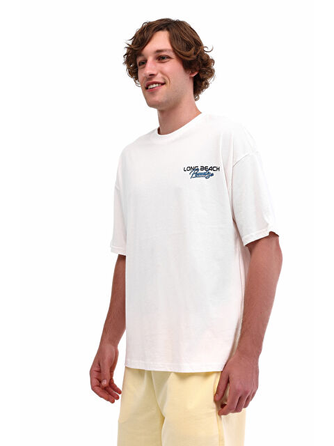 Kinetix ML LUELA 11HS101 5FX Beyaz Erkek Kısa Kol T-Shirt - S000517079-20063