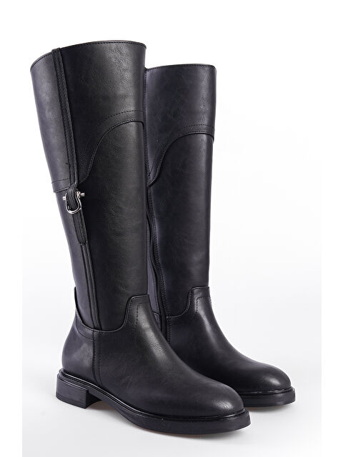 Capone Outfitters Tokalı Binici Fermuarlı Kadın Çizme - S000289498-19351