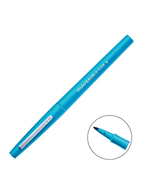 Paper Mate Flair Medium Keçe Uçlu Kalem Turkuaz S0971640 - S000364370-20055