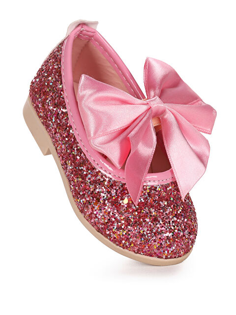 Kiko Kids Tari Cam Kırığı Fiyonk Lastikli Kız Bebek Babet Ayakkabı - S000337140-20024