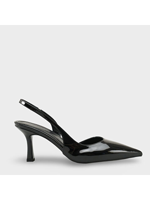 Capone Outfitters Ramonda Hakiki Deri Astarlı Sivri Burunlu Orta Topuklu Arkası Açık Kadın Ayakkabı - S000530331-19351