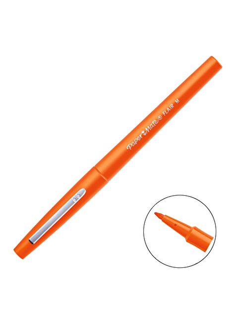 Paper Mate Flair Medium Keçe Uçlu Kalem Turuncu S0971620 - S000364372-20013
