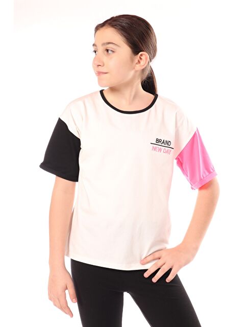 Toontoykids Kız Çocuk Nakışlı Tişört