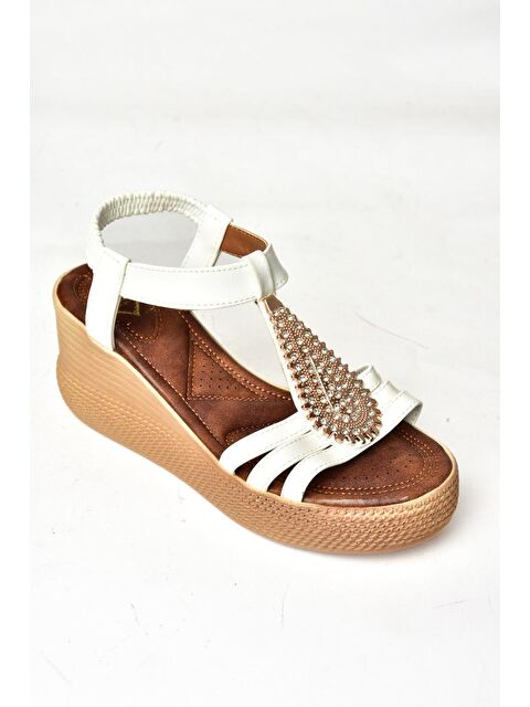Fox Shoes S2581610 Beyaz Kadın Sandalet - S000177204-20063
