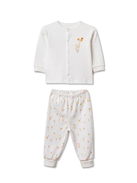 BabyCosy Organic  Bebek Alt Üst Takım %100 Organik Pamuk , Bebek - Yenidoğan- csy3064