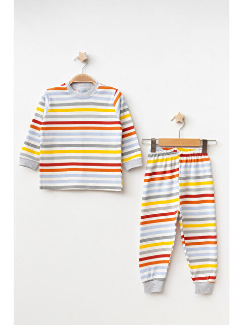 Myhanne Çizgili Uzun Kol Pijama Takımı 74162 - S000330174-20600