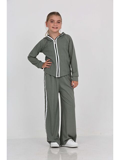 Toontoykids Kız Çocuk Şerit Detaylı Eşofman Takım - S000422475-18547