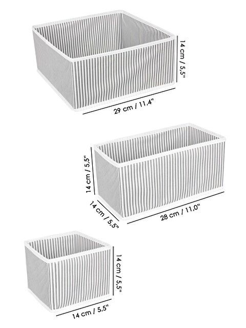 Meleni Home 4'lü Çekmece İçi Düzenleyici Organizer Set Çok Amaçlı Dolap İçi Kutu Seti Saklama Kutusu - S000385535-37276