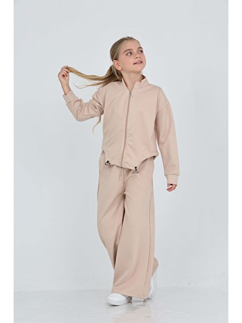 Toontoykids Kız Çocuk Oval Kesim Detaylı Eşofman Takım - S000422473-19928