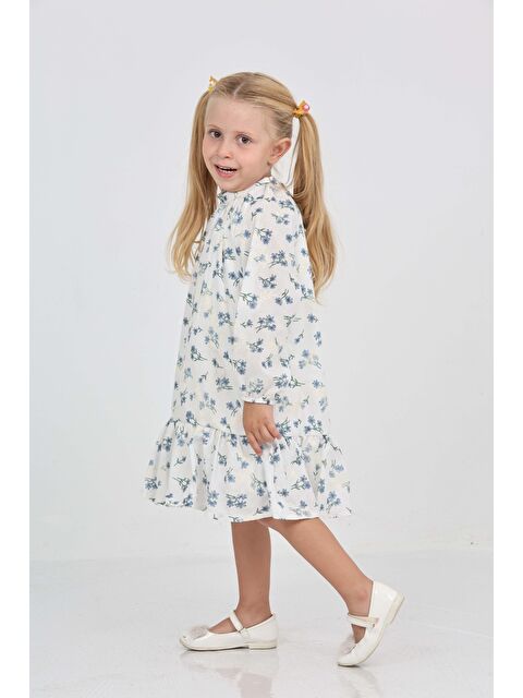 Toontoykids Kız Çocuk Çiçek Desenli Elbise - S000422476-23093