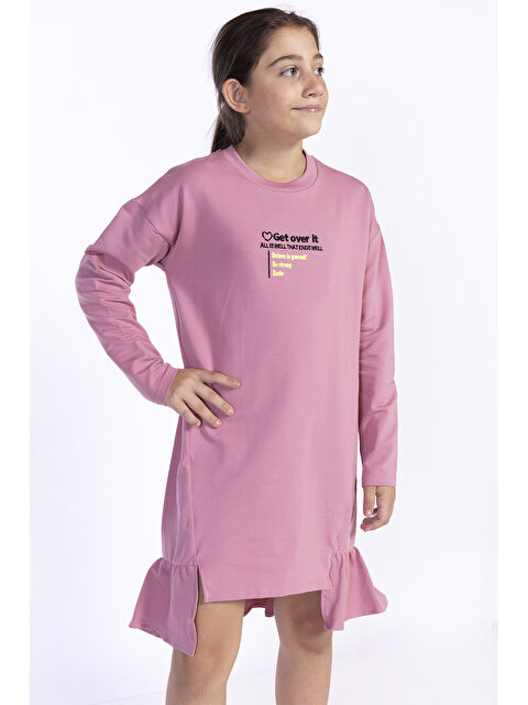 Toontoykids Kız Çocuk Nakışlı Elbise - S000419684-20028