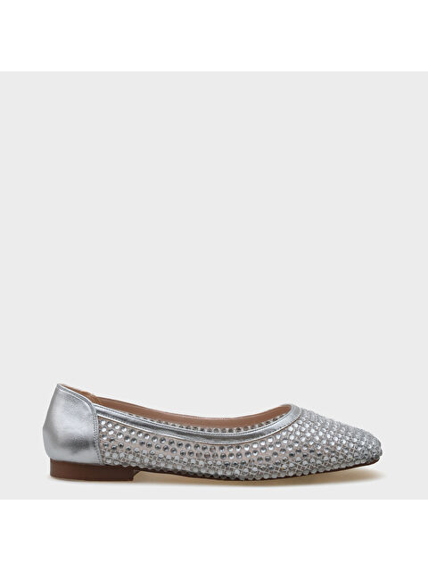 Capone Outfitters Abra Fileli Taşlı Kadın Babet - S000385801-18105