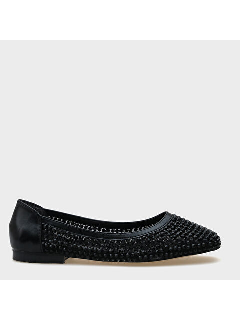 Capone Outfitters Abra Fileli Taşlı Kadın Babet - S000385801-19351