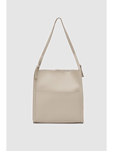 Shulebags Mugs Salaş Omuz Çantası Bej - S000423872-19928