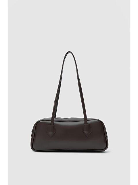 Shulebags Boheme Vintage Bowling Çanta Acı Kahve - S000423555-28102