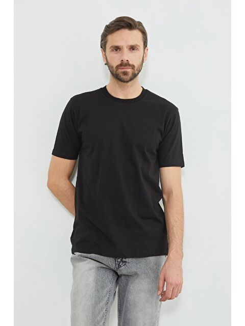 Fullamoda Basic Bisiklet Yaka Tişört