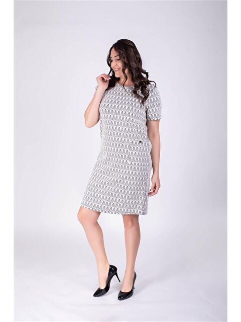 Mylinemoda Fermuar Detaylı Cepli Elbise - S000239484-19928