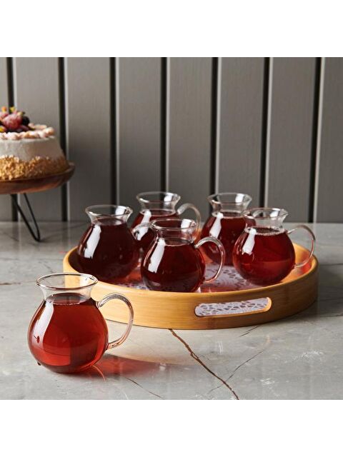 Arow Keyf-i Ala Borosilikat 6 Parça Çay Seti - 220 ml - S000371339-26865