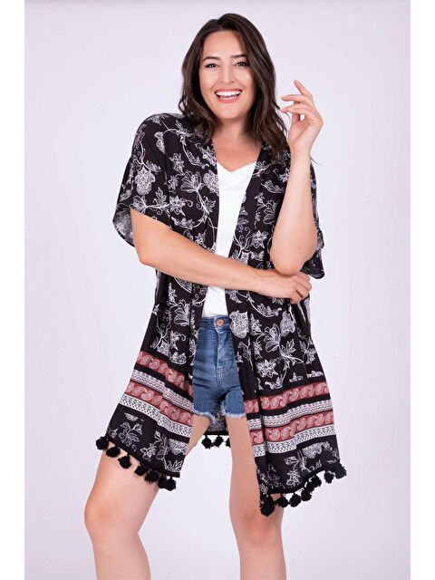 Mylinemoda Püskül Detaylı Kimono - S000242390-19351