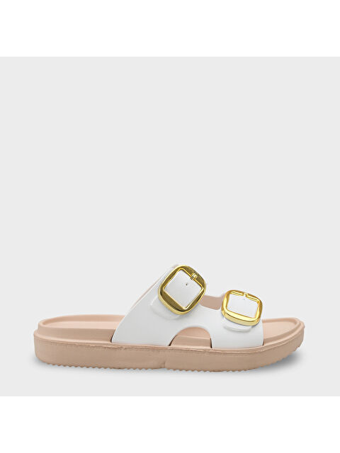 Capone Outfitters Clarita Eva Çift Tokalı Kadın Terlik - S000530353-20063