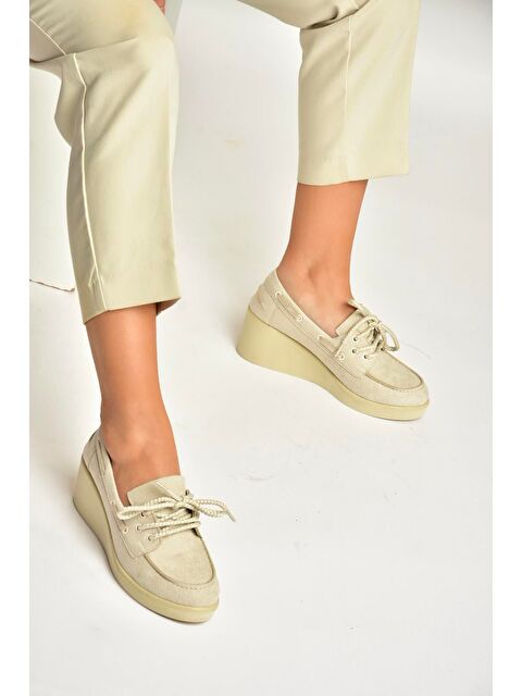 Fox Shoes Bej Kadın Ayakkabı Y602006402 - S000531841-19928