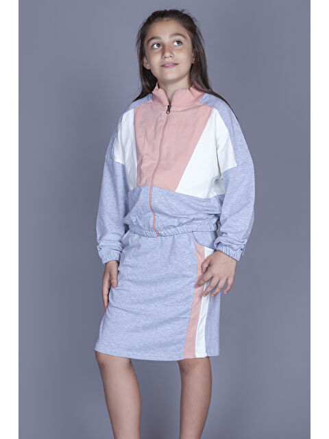 Toontoykids Kız Çocuk Garnili Etekli Takım - S000418966-20600