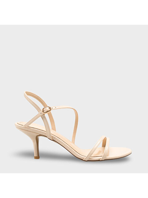 Capone Outfitters Vanna Yuvarlak Burunlu Bantlı Orta Topuklu Kadın Ayakkabı - S000530337-19965