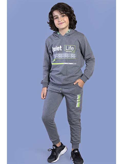 Toontoykids Erkek Çocuk Kapüşonlu Baskılı EşofmanTakımı - S000270999-29666