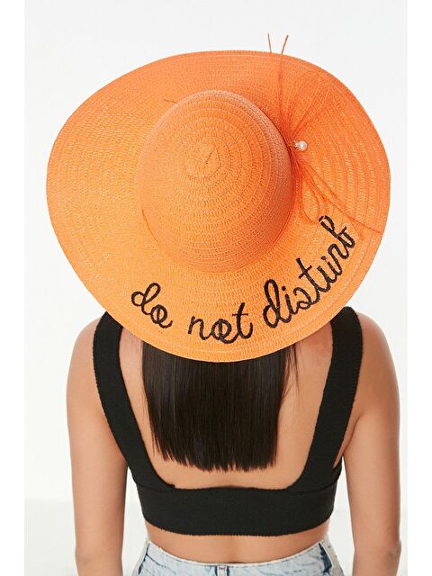 C&City Hasır Plaj Şapkası Y87300-29 Somon - S000216688-24085