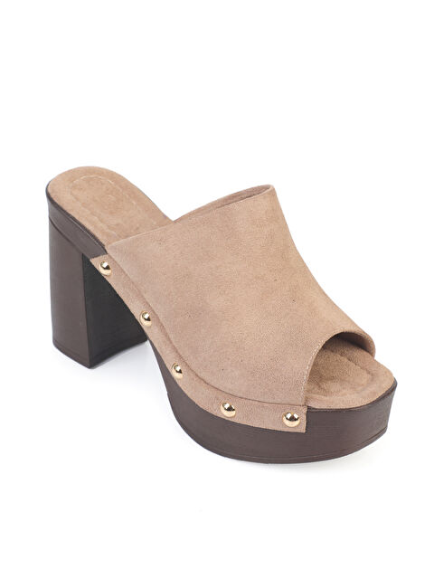 Capone Outfitters Cornelle Platform Tek Bantlı Kadın Sabo Terlik - S000516893-26429