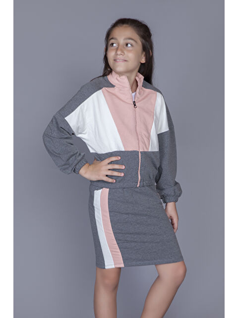 Toontoykids Kız Çocuk Garnili Etekli Takım - S000418966-29666