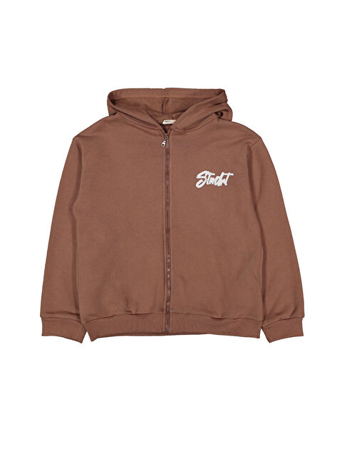 Mr Tuffy Erkek Çocuk 3 İplik Oversize Kapüşonlu Kolej Ceket - S000300784-19413