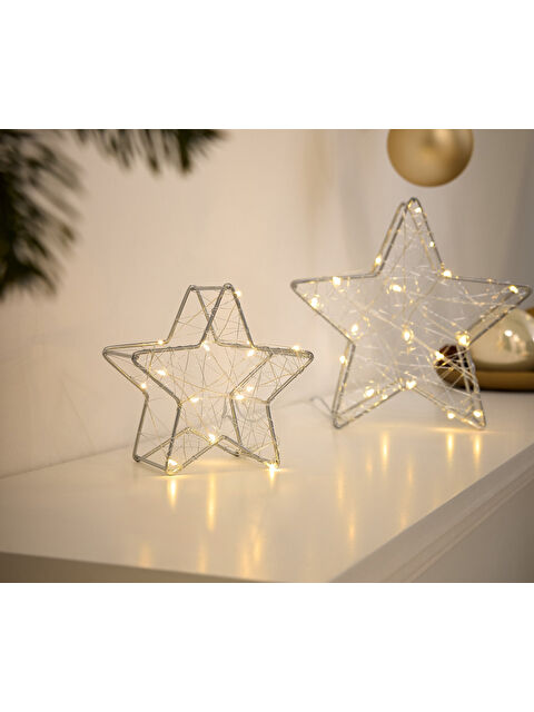 Tchibo LED’li Dekoratif Yıldız, 2 adet, Küçük - S000473074-26865