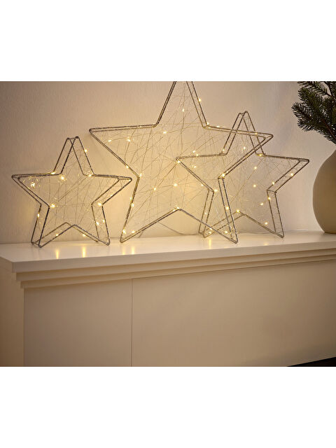 Tchibo LED’li Dekoratif Yıldız, 3 adet, Büyük - S000473093-26865