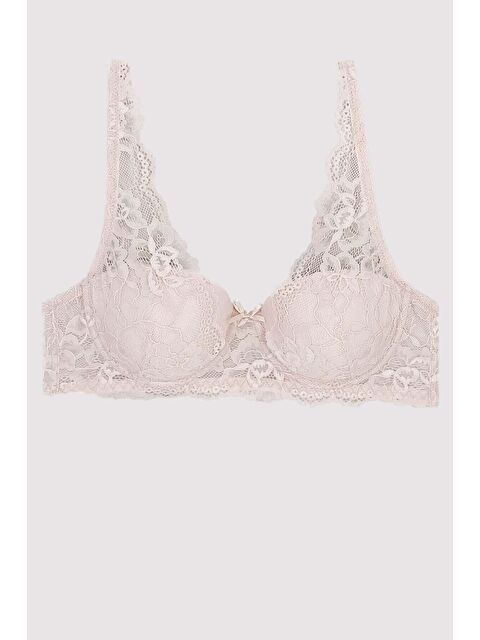 Formo Kadın Pudra Desteksiz Dantelli Balenli Sütyen - S000279852-7152