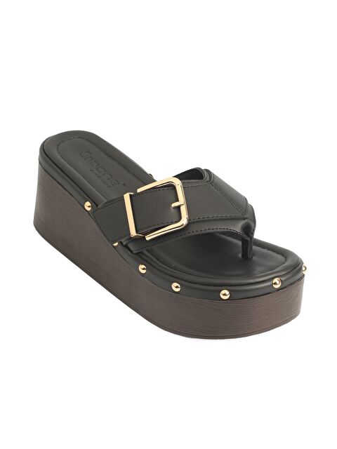 Capone Outfitters Kristi Dolgu Topuk Parmak Arası Kadın Terlik - S000530362-19351