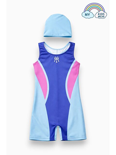 My Kids Wear Kız Çocuk Deniz Yüzücü Mayoları 5-16 Yaş 12633 - S000518104-37526