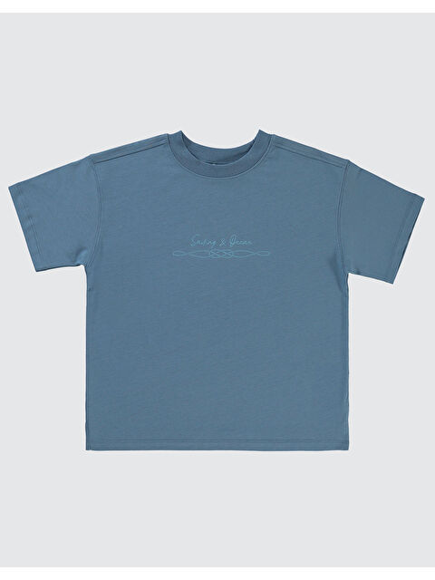 Civil Boys Erkek Çocuk Tişört 6-9 Yaş İndigo