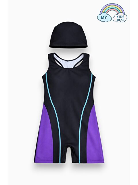 My Kids Wear Kız Çocuk Deniz Yüzücü Mayoları 5-16 Yaş 12631 - S000518104-20